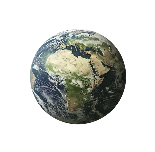 Aarde bol planeet geïsoleerd