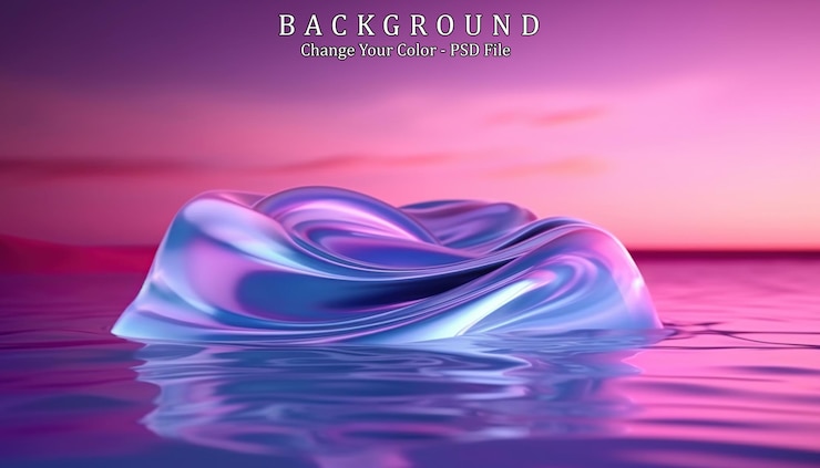 PSD Gratis abstract background in nature landscape generative ai