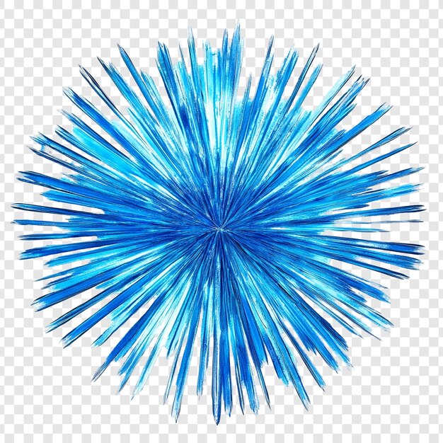Abstract Blue Burst Una explosión digital de color y luz