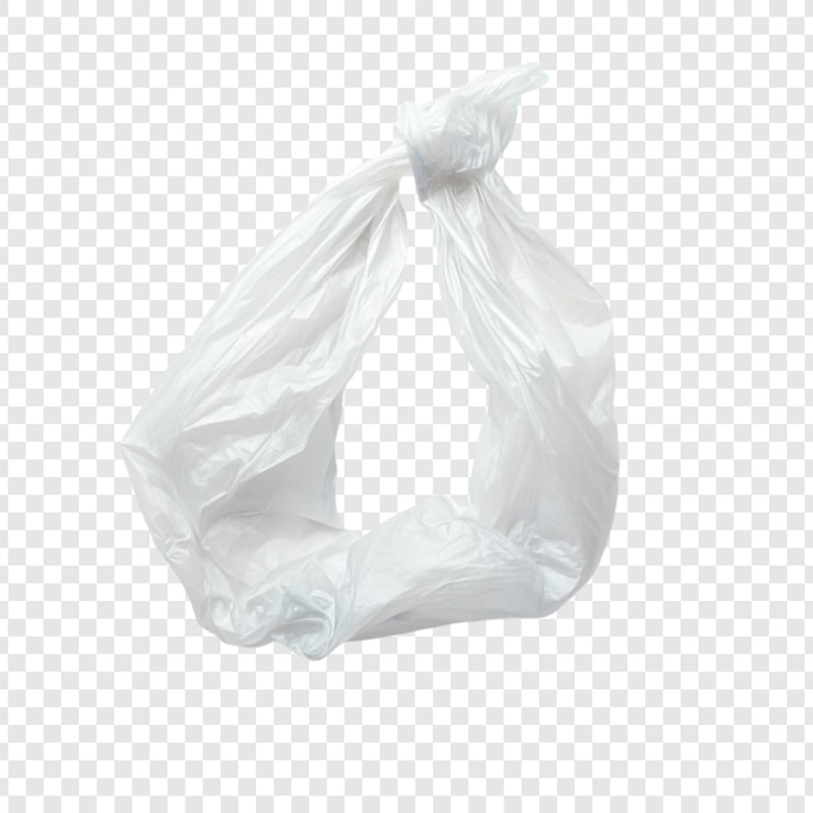 PSD gratuito abstract borsa di plastica uno studio sulla forma e la consistenza