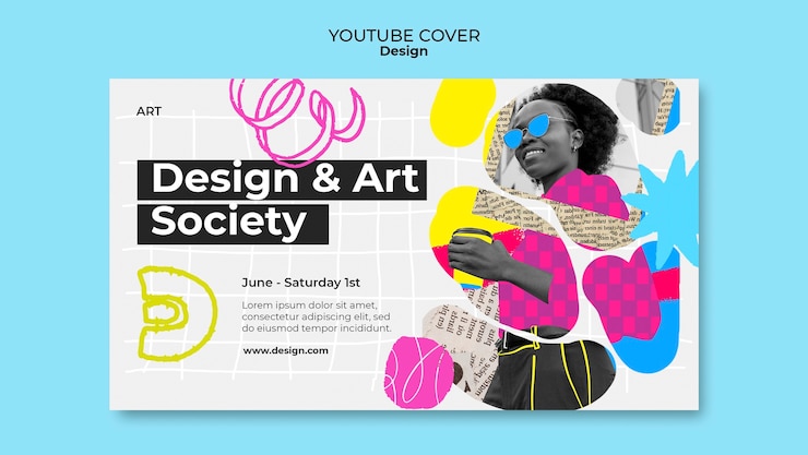 Gratis PSD abstract bubbels masker youtube cover