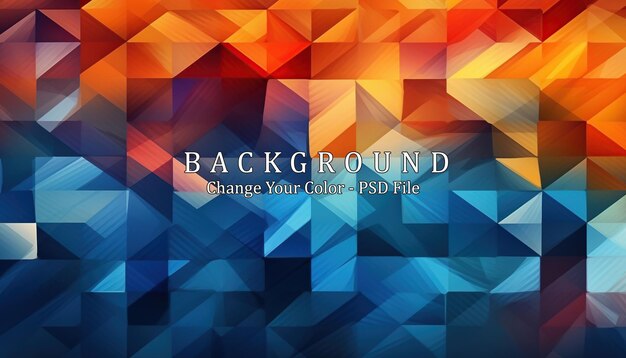 Abstract geometric colorful background Generative AI