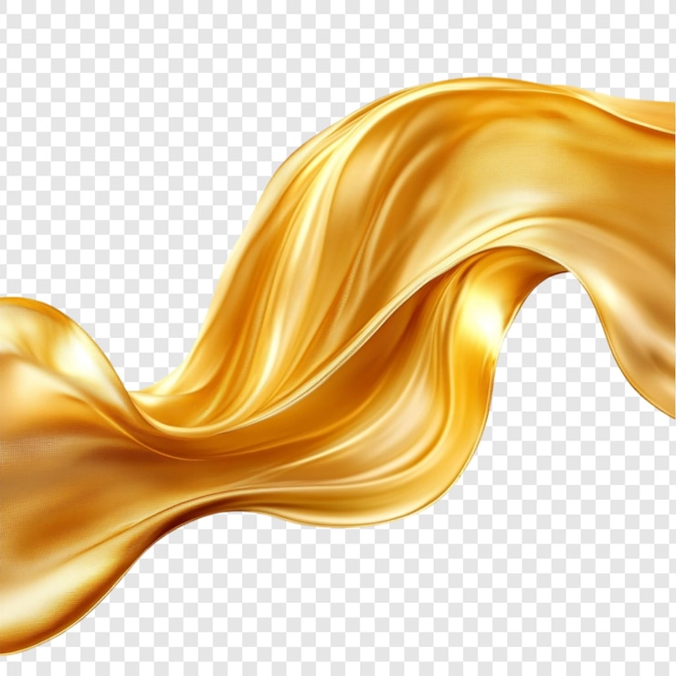 PSD gratuito abstract liquido dorato che scorre dinamico vortice elegante design di lusso sfondio