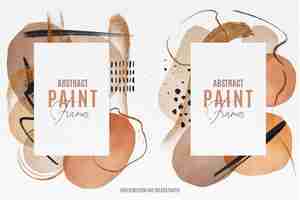 Gratis PSD abstracte verfframes