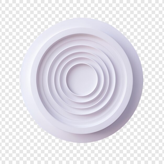 Abstracto Diseño de círculos concéntricos blancos