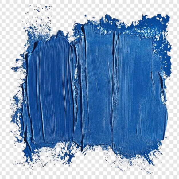 Abstracto Textura de la pintura azul Un trazo vibrante de color