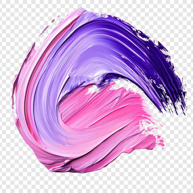 Abstracto Vortex de pintura rosada y púrpura