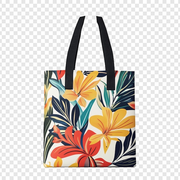 Accesorio de moda de verano con bolso floral vibrante