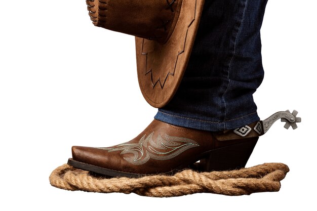 Accesorio de vaquero aislado