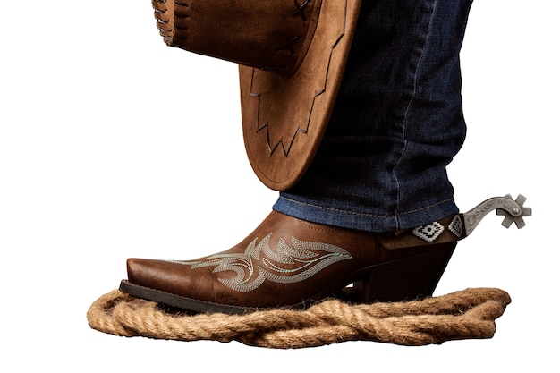 Accesorio de vaquero aislado