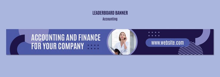 PSD Gratis accounting leaderboard  template design