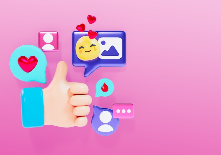 Gratis PSD achtergrond van sociale media