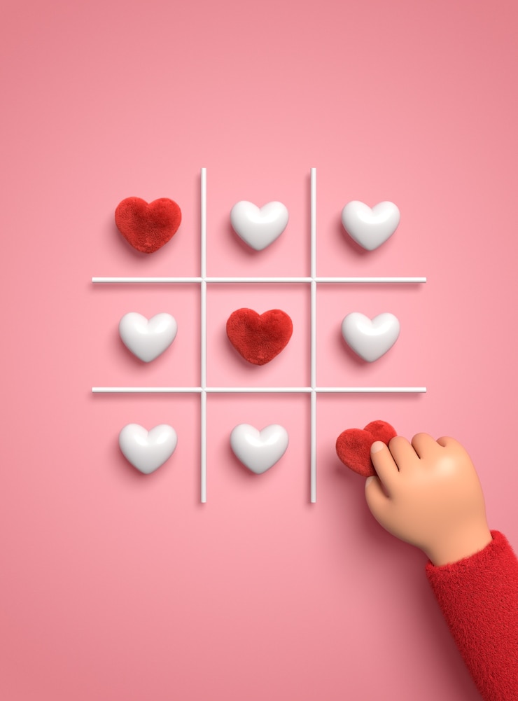 Gratis PSD achtergrondontwerp voor valentijnsdag