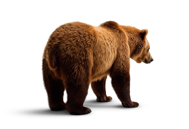 Adorabile orso isolato