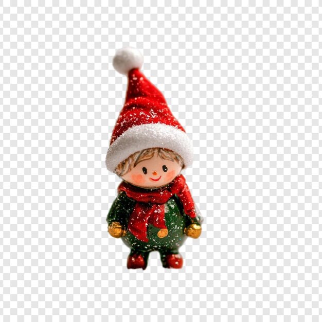 Adorable estatuilla de elfo de Navidad Decoración festiva de vacaciones