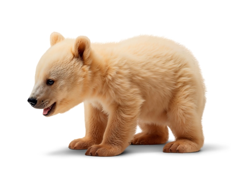 PSD gratuito el adorable oso aislado