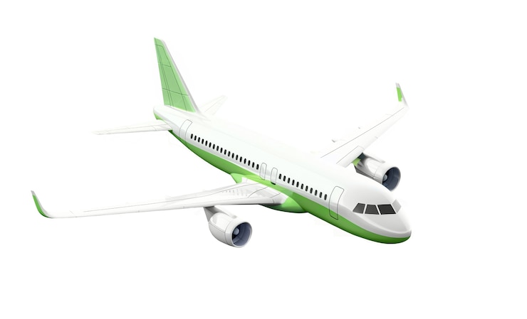 PSD gratuito aereo in volo isolato