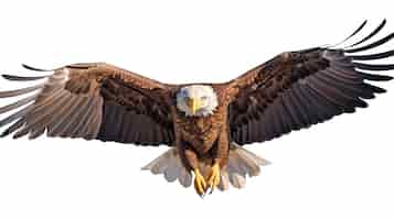 PSD gratuito Águila americana calva aislada