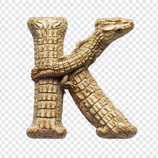 El alfabeto de los reptiles A la letra K de la piel de cocodrilo