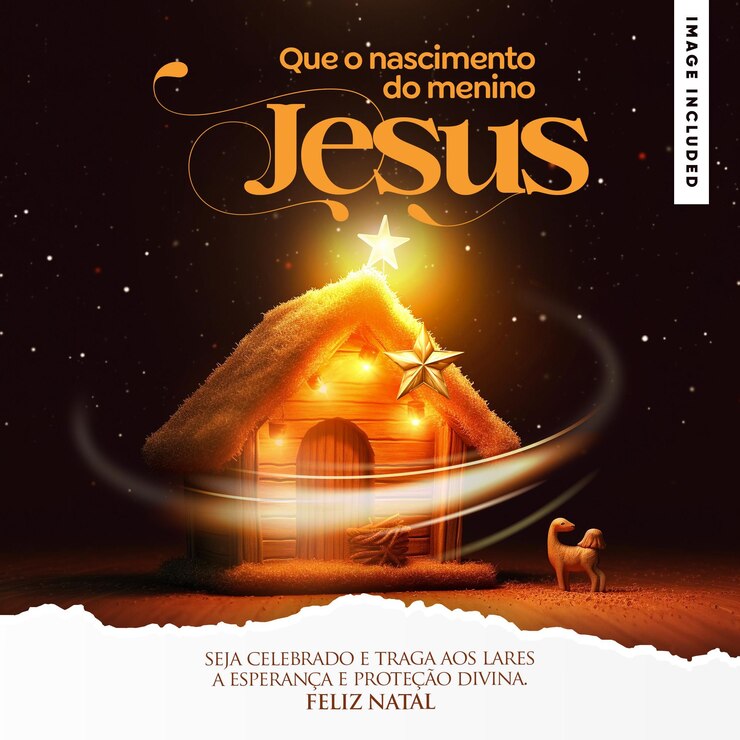 PSD gratuito alimentación de las redes sociales feliz navidad nacimiento bebé jesús