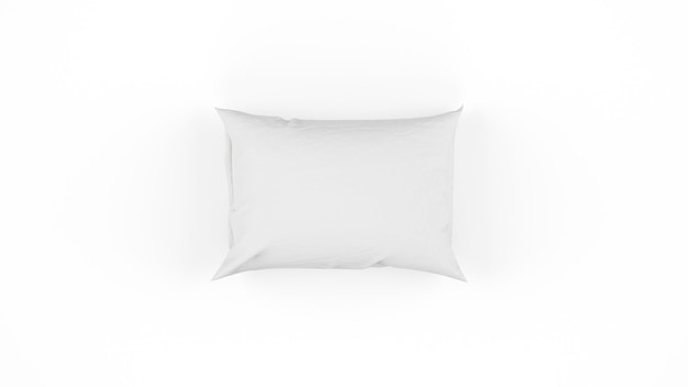 Almohada blanca aislada