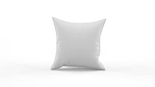 Almohada blanca aislada