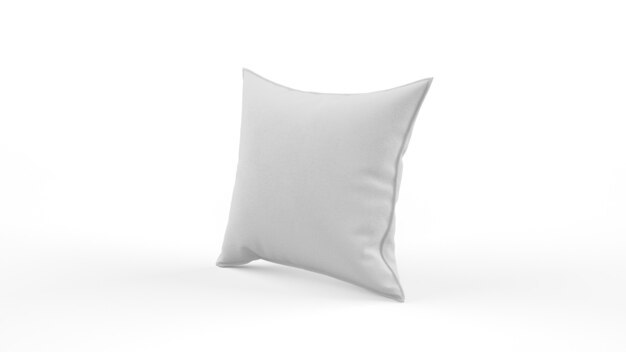 Almohada blanca aislada