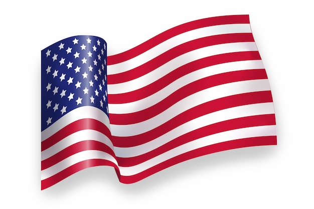 PSD gratuito american flag