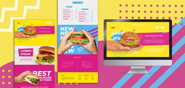 PSD Gratis american food web templates