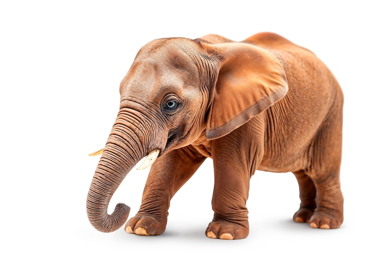 PSD gratuito anatomia realistica dell'elefante