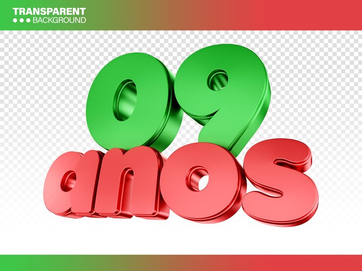PSD Gratis angka 3d perayaan pembukaan hari jadi perusahaan ucapan selamat angka usia render