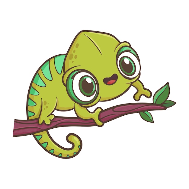Animales de dibujos animados aislados