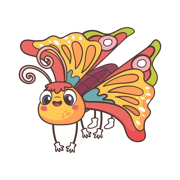 Animales de dibujos animados aislados
