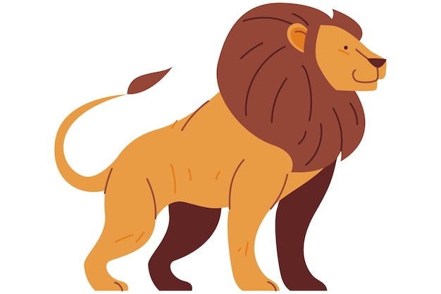 Animales salvajes de dibujos animados