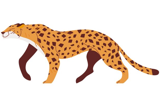 Animales salvajes de dibujos animados