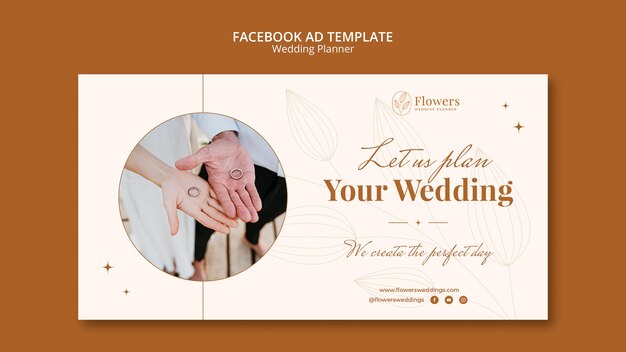 Annuncio facebook di wedding planner