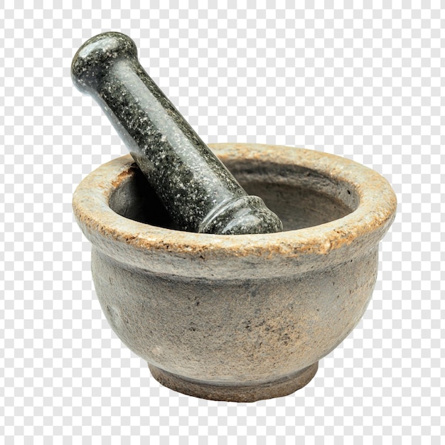 El antiguo mortero de piedra y la pestaña, una herramienta culinaria de la época