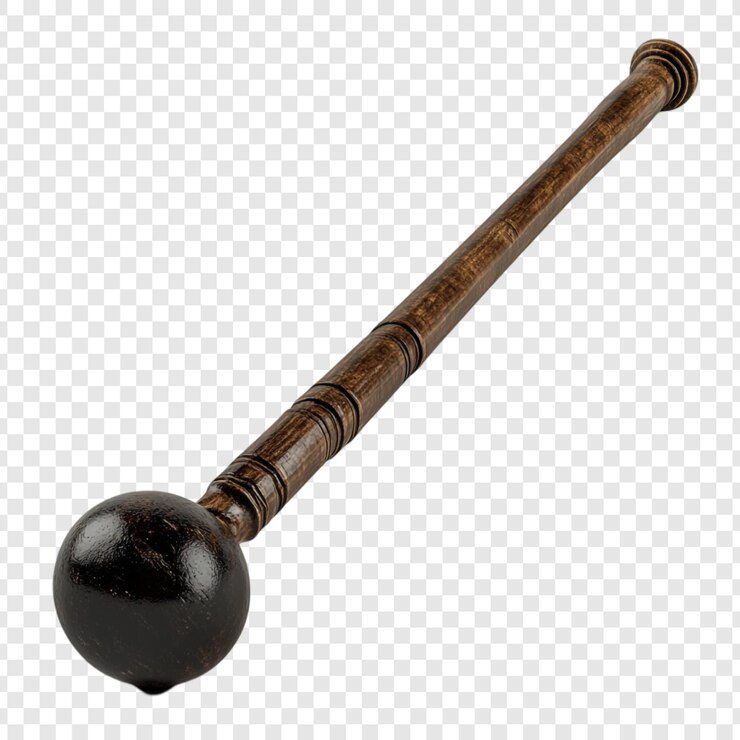 PSD Gratis antique wooden mallet a detailed closeup