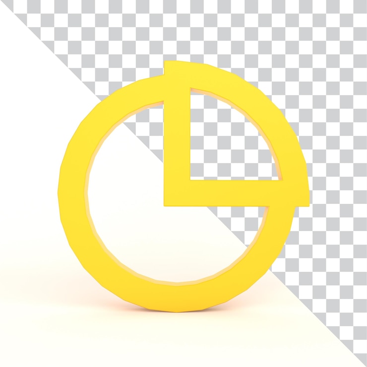 PSD gratuito anverso del gráfico circular