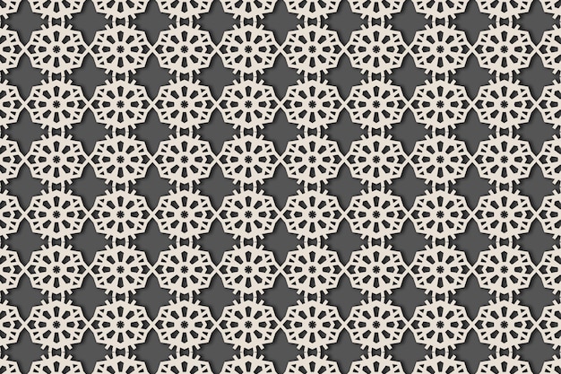 Arabo modello sfondo ornamento islamico geometrico 3d forma struttura araba