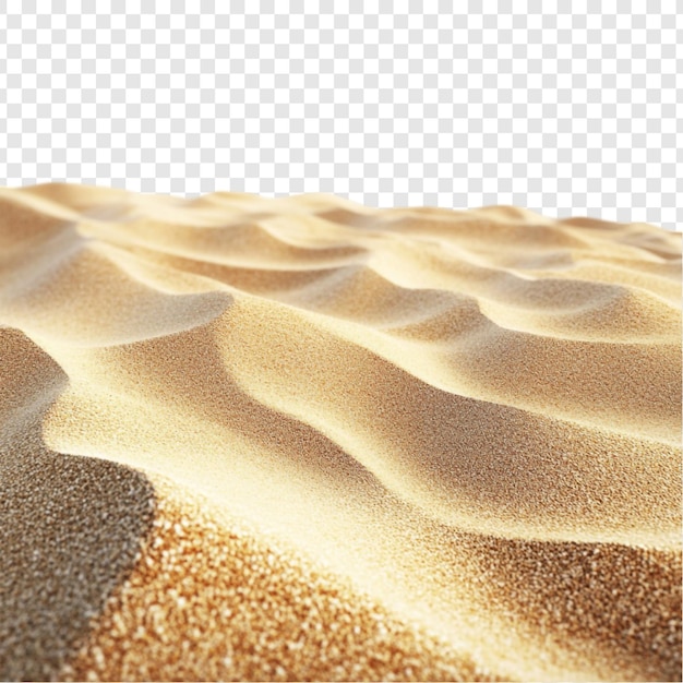 Las arenas doradas, un paisaje de playa con textura