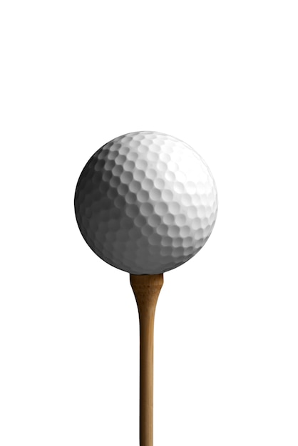 Artículos de golf aislados