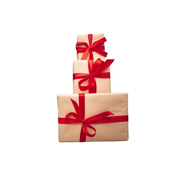 Artículos navideños aislados