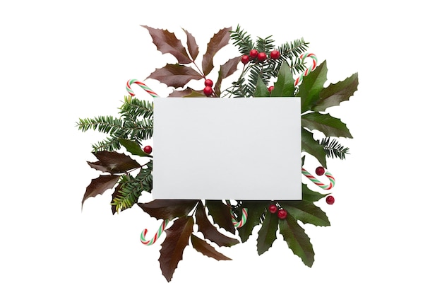 Artículos navideños aislados