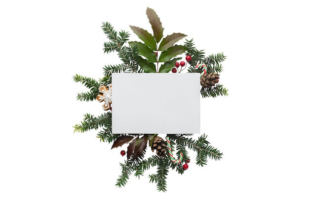 Artículos navideños aislados
