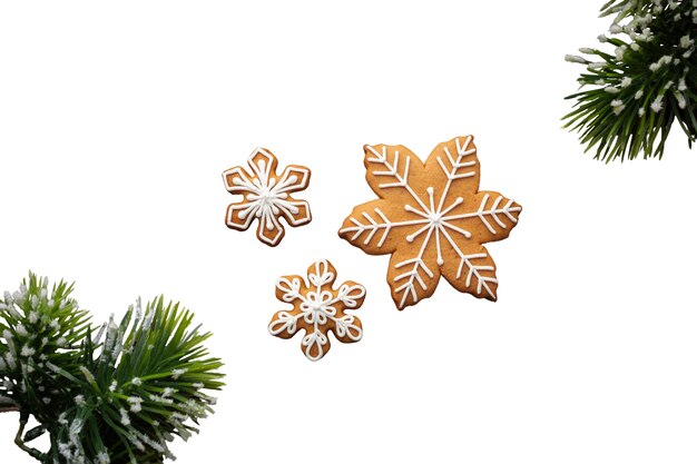 Artículos navideños aislados
