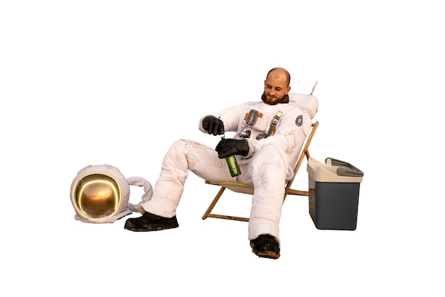 Gratis PSD astronaut in ruimtepak