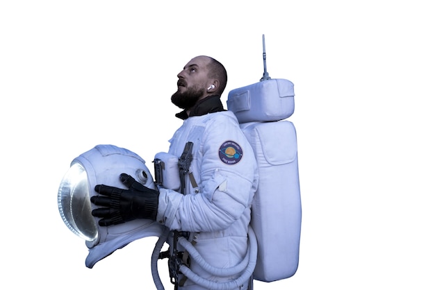 Gratis PSD astronaut in ruimtepak