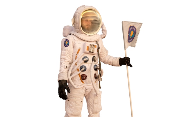 PSD gratuito astronauta vistiendo traje espacial