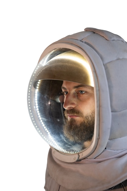 PSD gratuito astronauta vistiendo traje espacial
